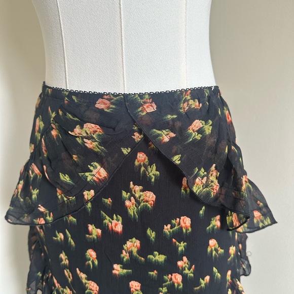 Urban Outfitter Black Print Skirt- Medium- NWOT - Picture 2 of 8